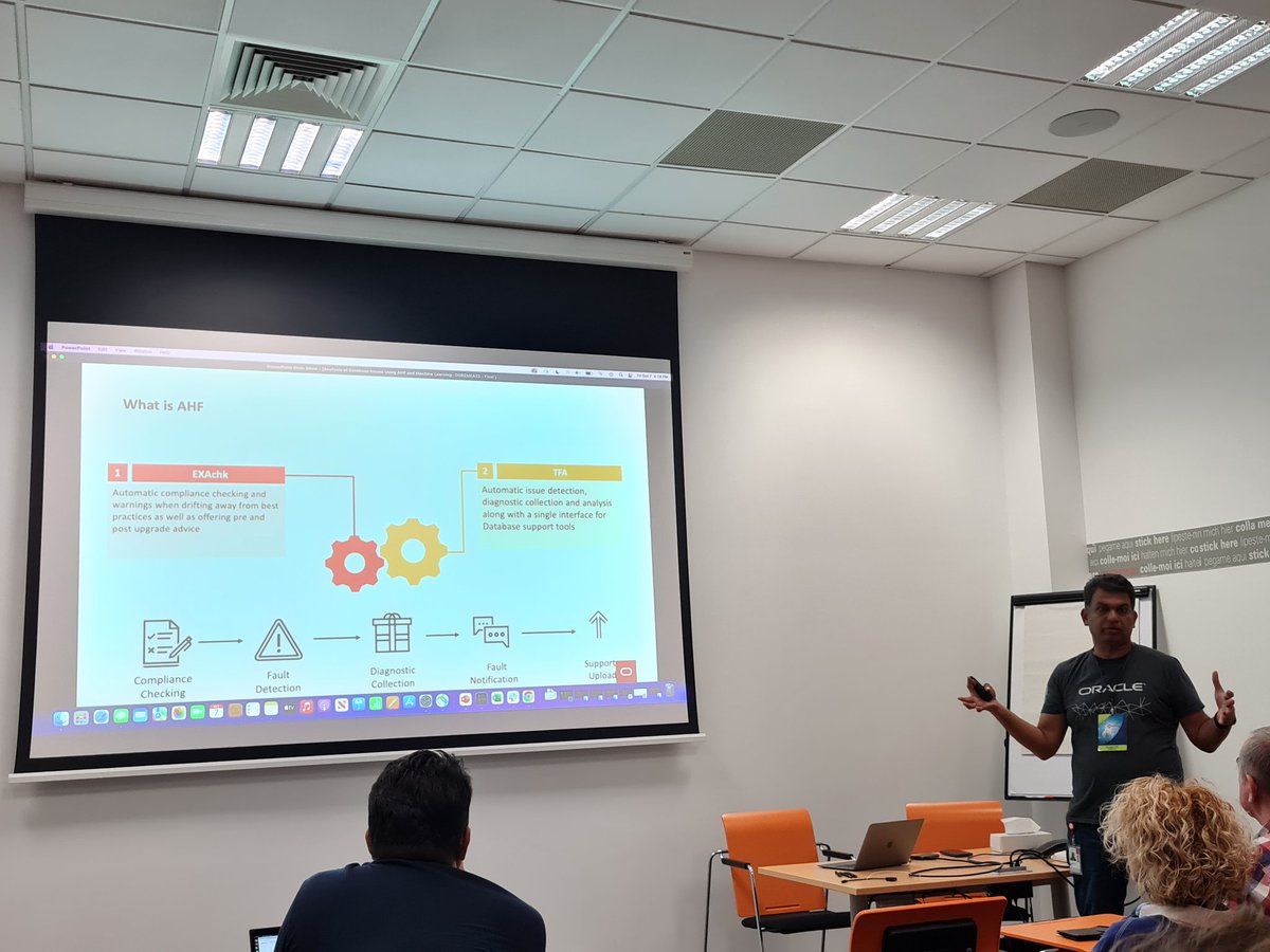 LinoSchilde's tweet photo. With "The man" usually behind the camera and all selfies around #contech2022 and #emea2022 tour @sandeshr.
Final session of the day.
@RoOUG1 #finishInStyle https://t.co/bdyXbDcPRj