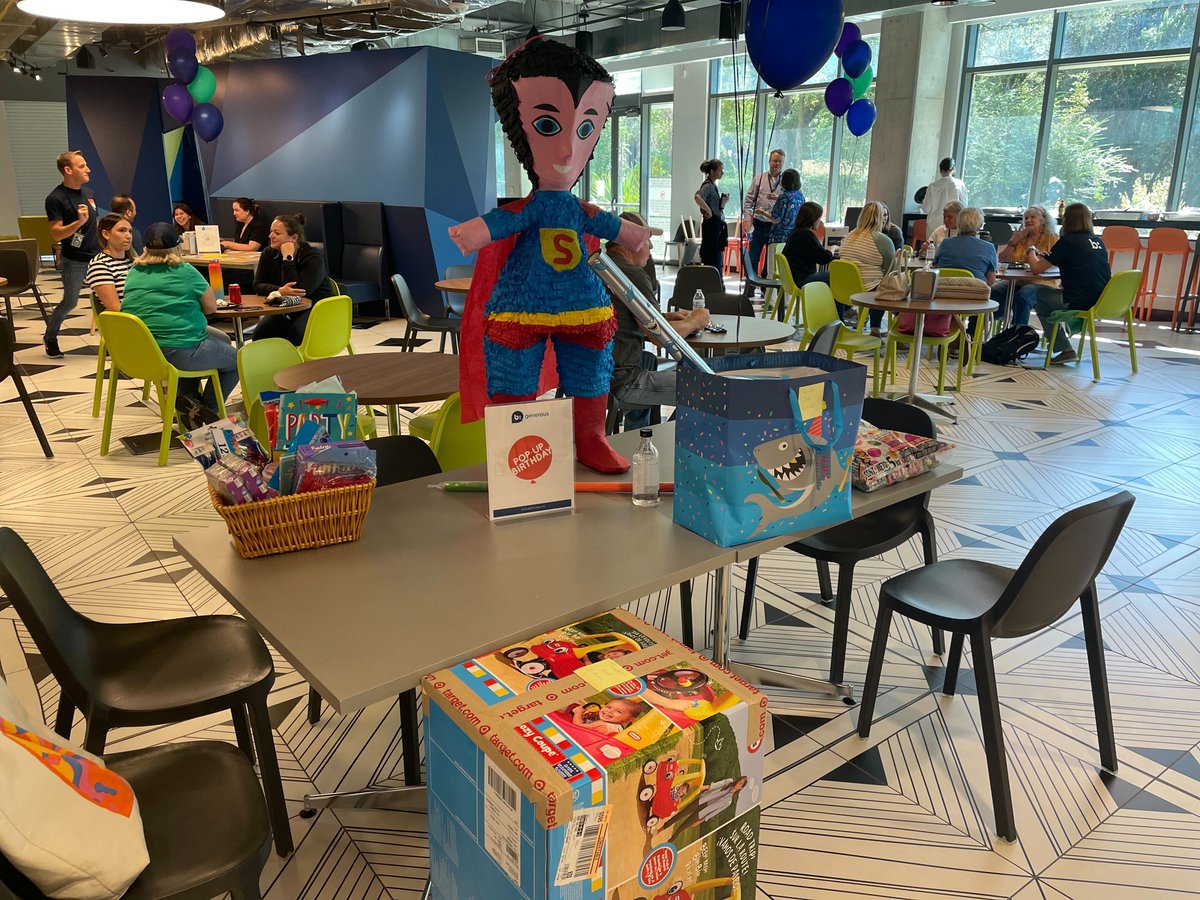 Bazaarvoice's tweet photo. The Austin team also created home kits for victims of domestic violence, created birthday boxes for children in foster care, wrote letters for children for Immigrant Families Together, and build pet beds for animals in shelters. #LiveBV #bgenerous https://t.co/C11Klf87UW