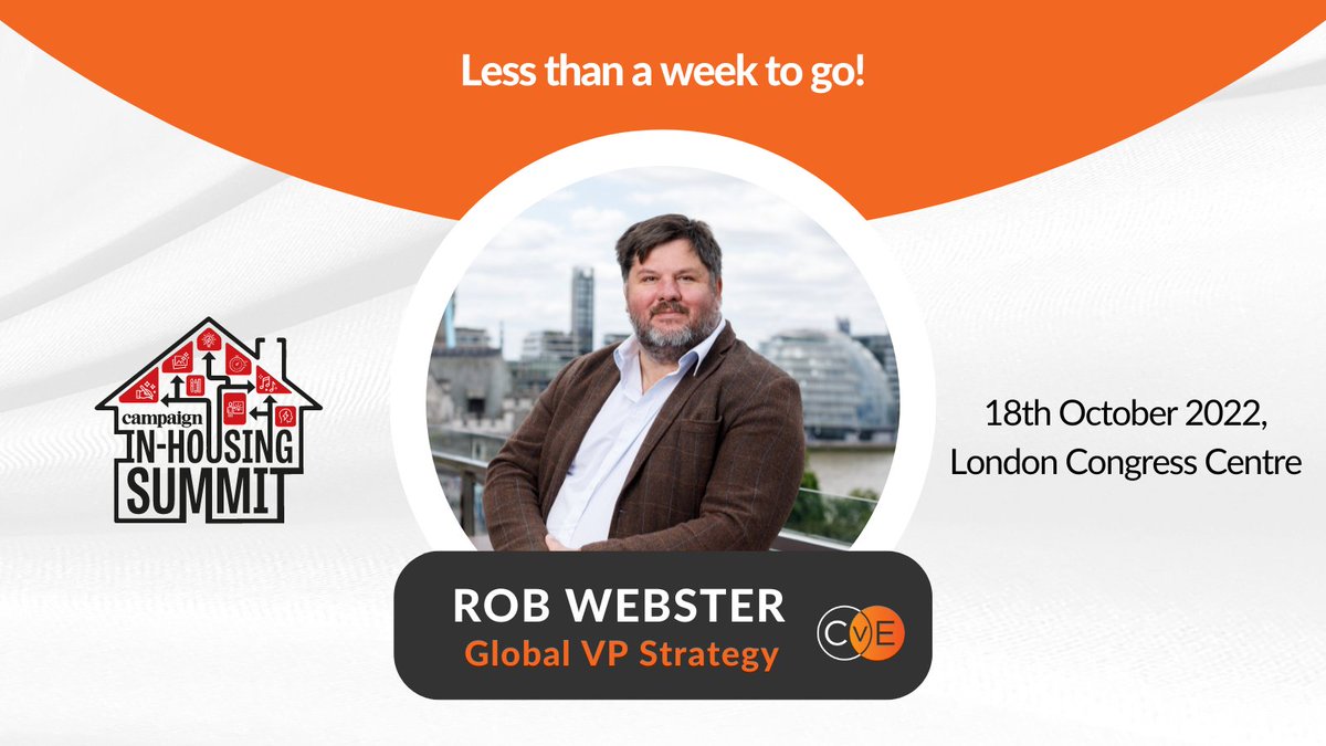 CvE (@controlvexposed) on Twitter photo CvE are sponsoring the <a href="/HubCampaign/">Campaign Events Hub</a> In-Housing Summit on the 18th Oct! Our Global VP Strategy, Rob Webster (<a href="/mediabear34/">Robert Webster</a>) will be speaking about owning/controlling your data, tech & analytics, & how to stay ahead of the curve.
Let us know if you're interested in attending! CvE are sponsoring the <a href="/HubCampaign/">Campaign Events Hub</a> In-Housing Summit on the 18th Oct! Our Global VP Strategy, Rob Webster (<a href="/mediabear34/">Robert Webster</a>) will be speaking about owning/controlling your data, tech & analytics, & how to stay ahead of the curve.
Let us know if you're interested in attending!