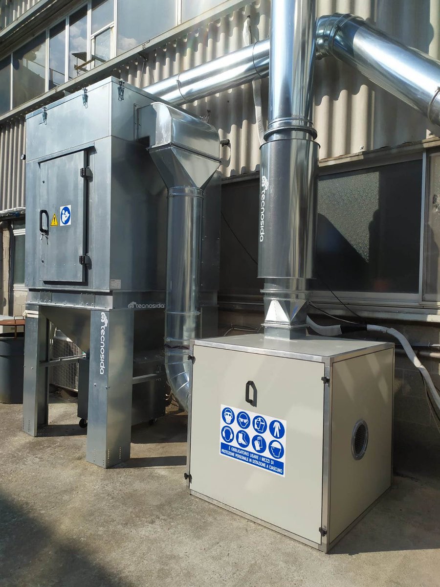 TecnosidaMkt's tweet photo. Here we are with a new system for the #filtration of #dust coming from the #handling of #building #materials!
#Tecnosida https://t.co/Q5iSxaJL2W
