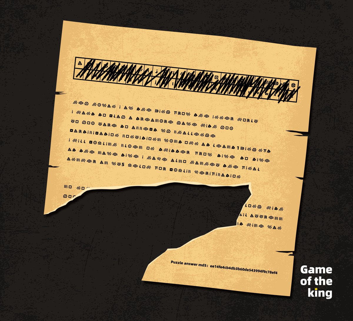 GOTKNFT's tweet photo. [HINT 1/3]
Break the puzzling document, and you will get the basic message of the MD5. https://t.co/GVyUqSNQzL