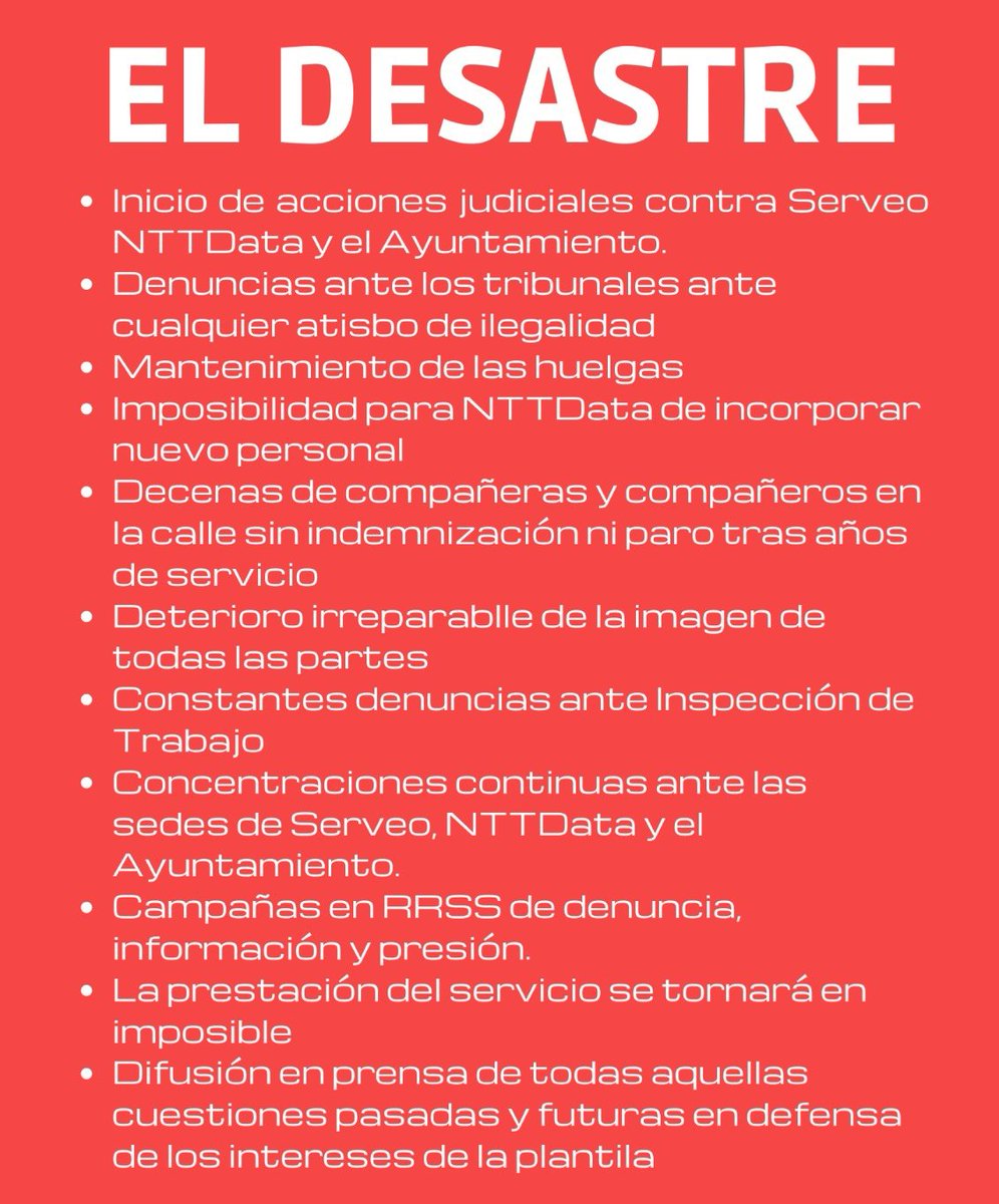 Alizi68's tweet photo. Aviso a toda la ciudadanía de Madrid: el 010, ese servicio del que hasta ahora siempre disponías y os ayudaba, está en la cuerda floja y @serveo @NTTDataSpain y @madrid no quieren salvarlo
#familialineamadrid https://t.co/Pzzu048ecL