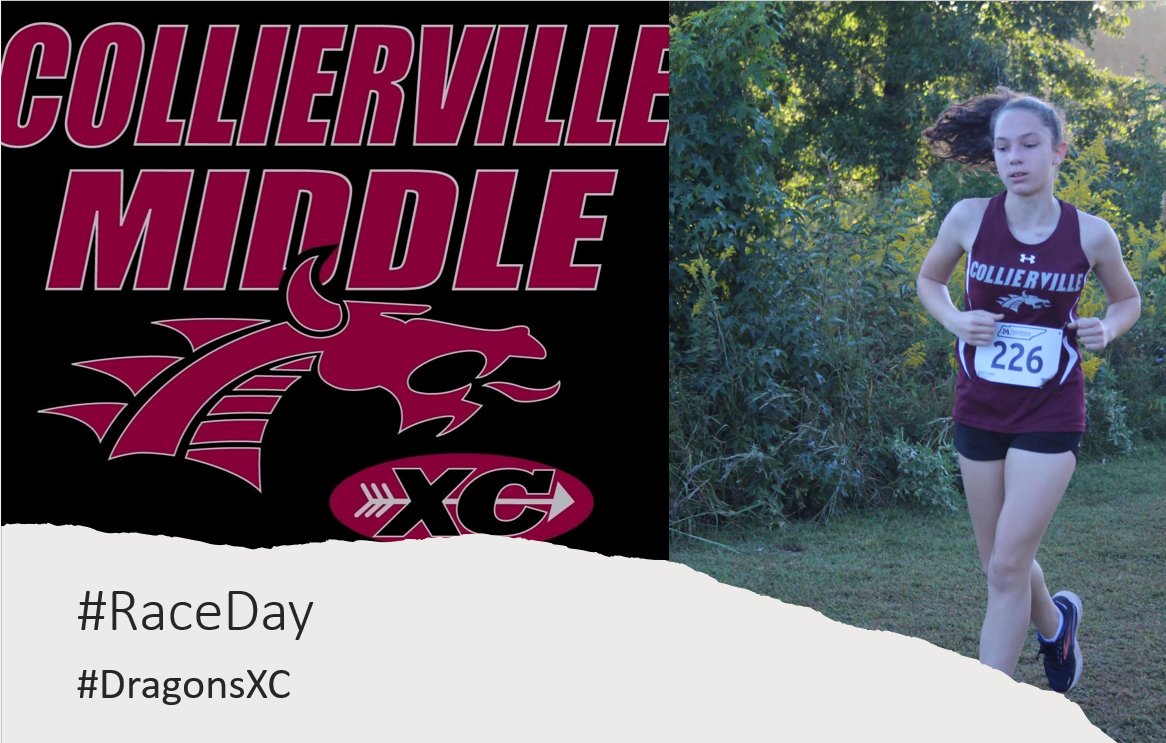 CollMiddleXC's tweet photo. #RACEDAY!!  #DragonsXC will be racing tonight in the Frank Horton "Night" Classic at Shelby Farms! https://t.co/go4pkRvcUE