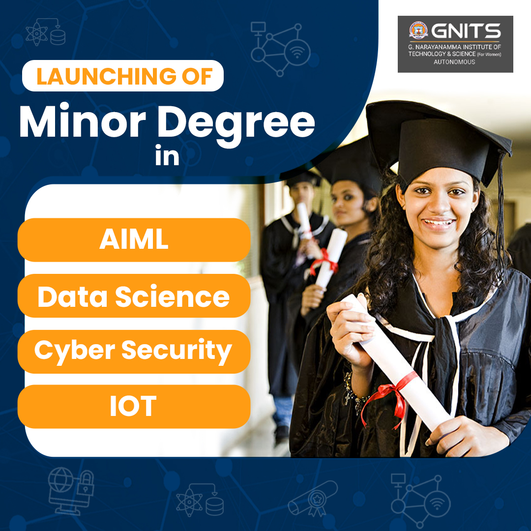 Gnits_Hyd's tweet photo. GNITS is Launching a Minor Degree in AIML, Data Science, Cyber Security & IOT. Creating a New Way for Higher Education. https://t.co/KXi61GzRCS
.
.
.
#gnits #graduated #scienceandtechnology #womensengineeringcollege #education #educatedwomen #btech #mtech #gprec #ECE #CSE #IT https://t.co/NKS18RiCr5