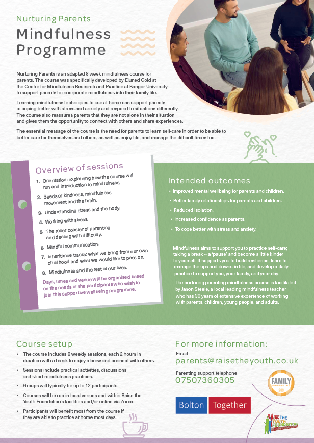 BoltonTogether (@boltontogether) on Twitter photo <a href="/raisetheyouth/">Raise the Youth</a> are delivering Nurturing Parents Mindfulness courses as part of our IThrive Parent Peer support offer. Targeted at parents whose children are experiencing mental health difficulties. Please share with parents/carers. #parenting #mentalhealth #mindfulness <a href="/raisetheyouth/">Raise the Youth</a> are delivering Nurturing Parents Mindfulness courses as part of our IThrive Parent Peer support offer. Targeted at parents whose children are experiencing mental health difficulties. Please share with parents/carers. #parenting #mentalhealth #mindfulness