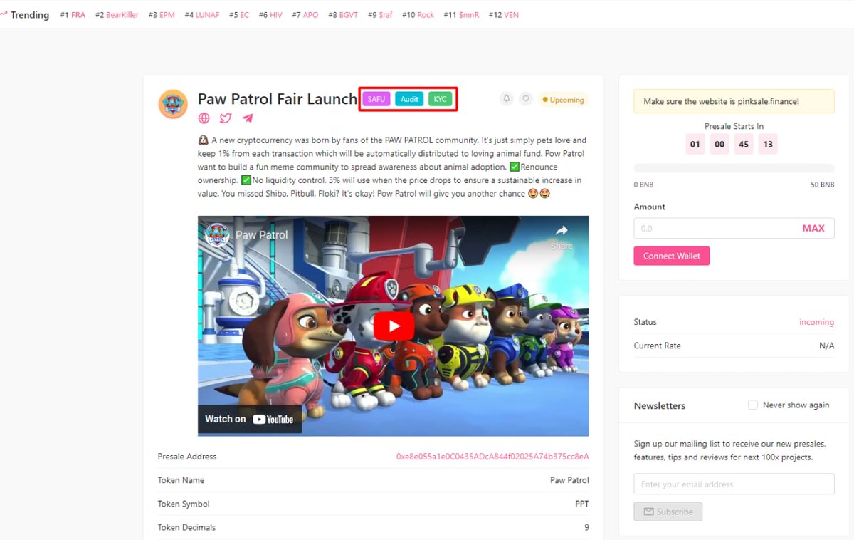 ✅ SAFU badge has been updated by Pinksale
t.me/TrynosTokenTer…

✅ Learn more about SAFU here: docs.pinksale.finance/important/safu…