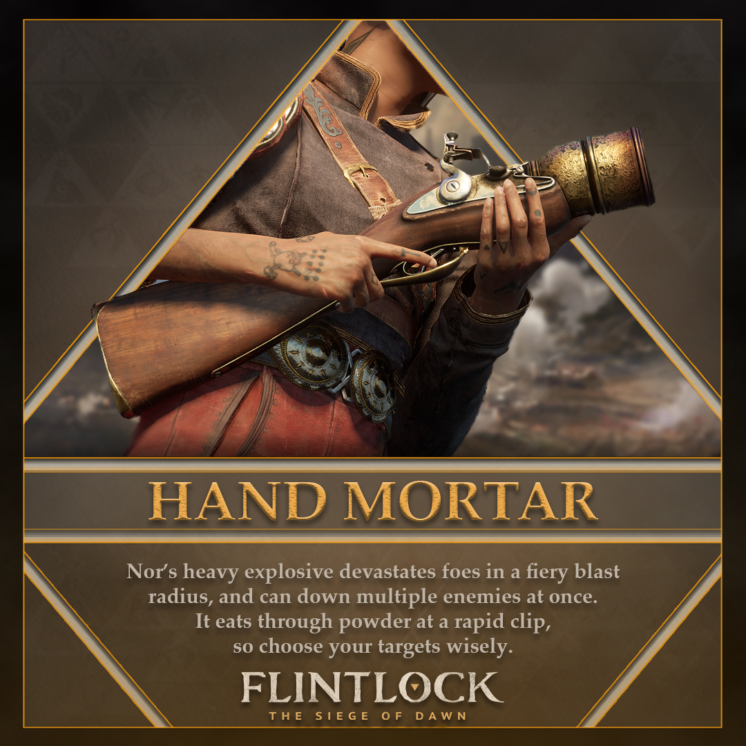 PlayFlintlock's tweet photo. This fiery artillery decimates enemies with a big BANG 💥 https://t.co/7hag8cumaY