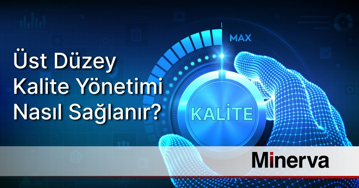 Üst düzey kalite yönetimi için ihtiyaç duyduğunuz sistemsel özellikleri eksiksiz sunan bulut yazılım sistemi Minerva’yı incelemek ve canlı demo için minerva.com.tr ’yi ziyaret ediniz. #kalite #kalitekontrol #dijitaldönüşüm #erpsistemleri