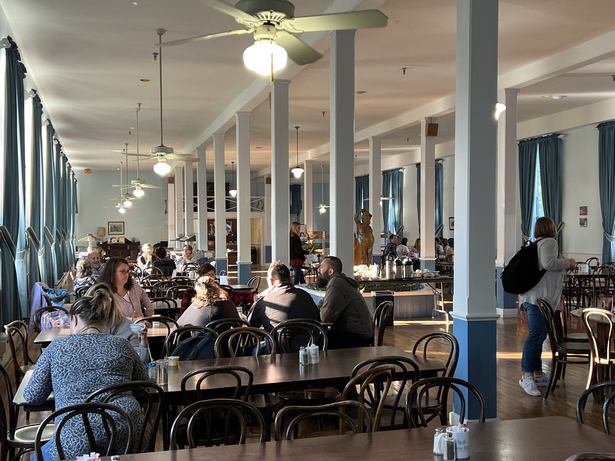 Early morning fellowship in Orkney Springs and English Language Arts supervisor updates as we kick of the 2022 VATE Conference.  We are “Retreating the Write Way” this weekend! #VATE2022 <a href="/VDOE_News/">VDOE News</a>