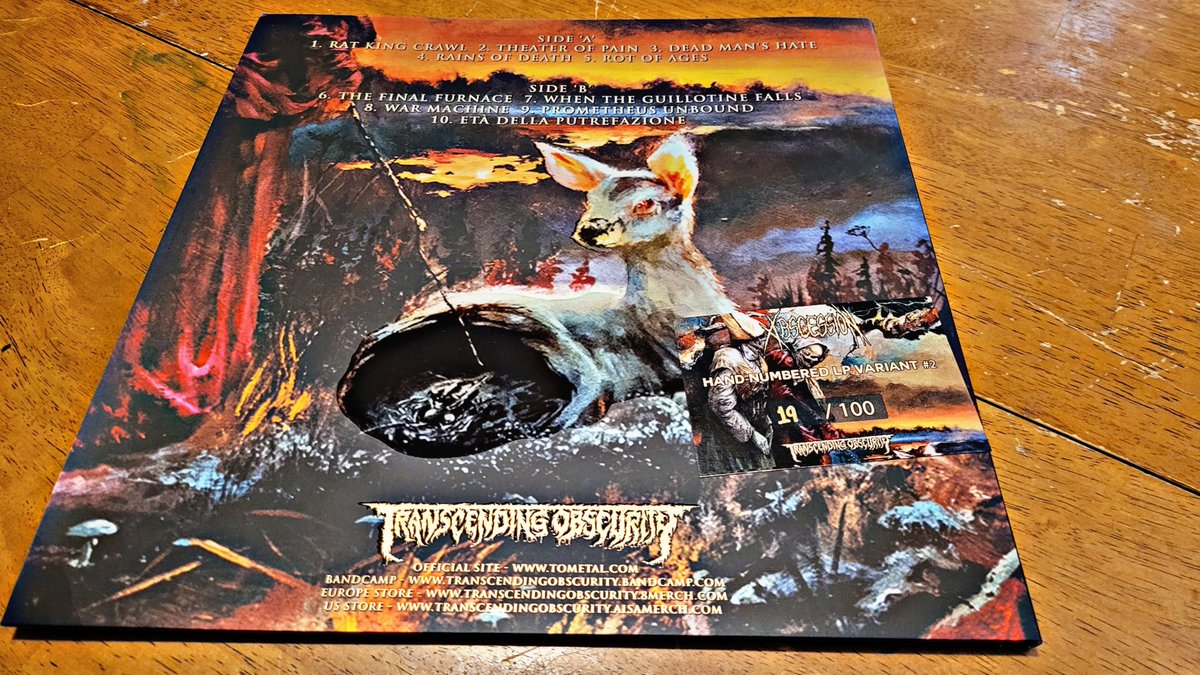 peartnoy's tweet photo. Album of the day. One of my favorite albums from last year an amazing album from Abscession. Very excited for the vinyl release an amazing job as always from Transcending Obscurity. #abscession #transcendingobscurity #rotofages https://t.co/OBaVMhgVSY
