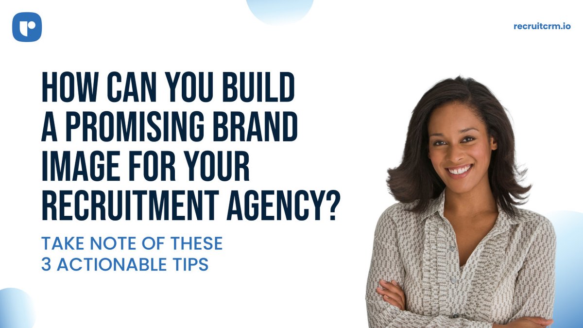 MishaTarang's tweet photo. Are you doing enough to promote a super strong #brandimage for your recruitment agency? If not, here are 4 tips to make that happen right away! 💯💁‍♀️

#applicanttrackingsystem #recruitcrm https://t.co/uKY1raJ3La