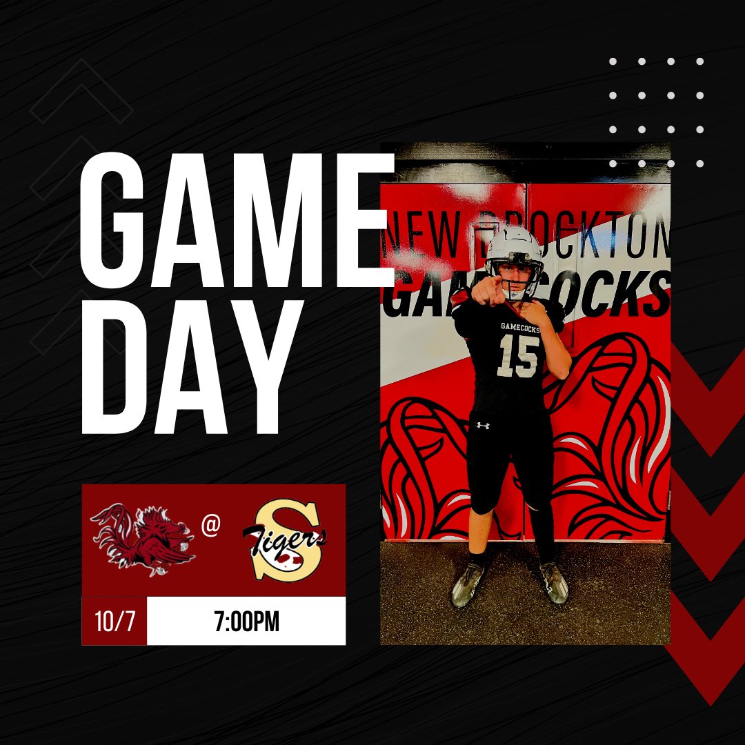 NBHSFB's tweet photo. Good morning Gamecock Nation! GET UP!!! It’s gameday!
📍Straughn High School - Straughn,AL
⏰7:00pm
🆚 Straughn 
#ALLIN4NB 
#SharpenTheSpur https://t.co/k2tcl9AgxN
