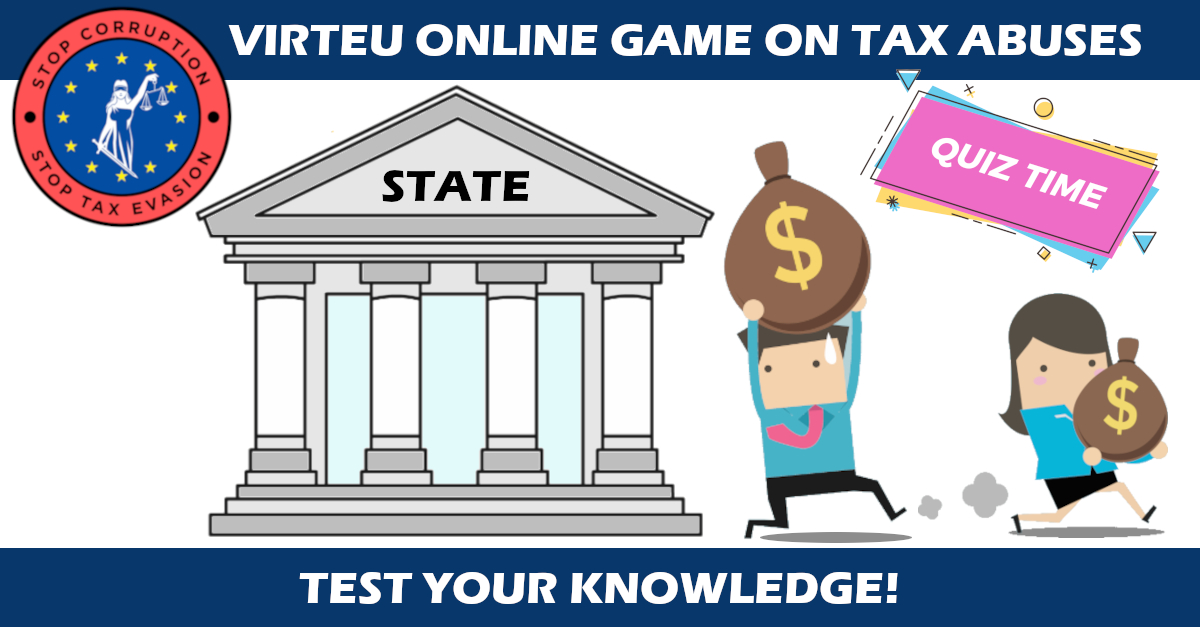 Play the <a href="/VIRTEU_research/">VIRTEU</a> online #quiz #game on #tax abuses! It is completely free and anonymous.

corporatecrime.co.uk/post/tax-abuse…

#taxaudit #EvasiónFiscal #evasion #avoidance #Whistleblower #fraud #Finance #corruption