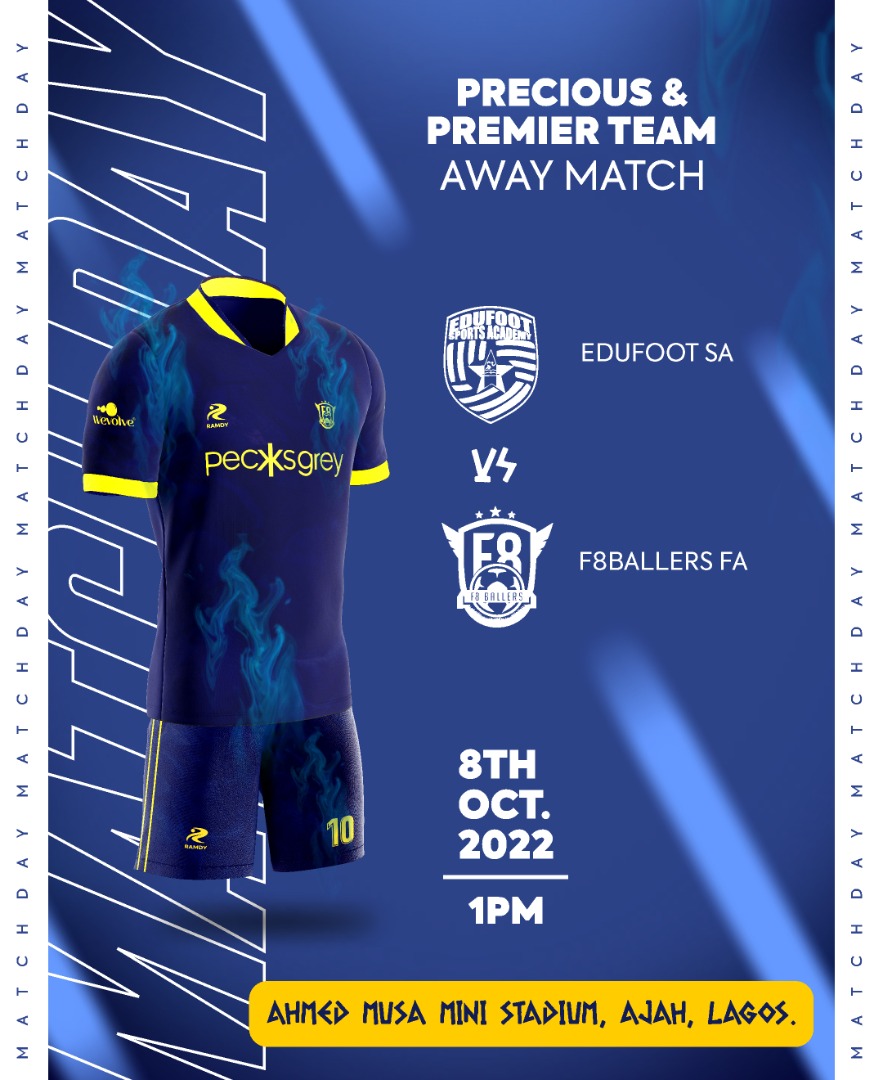 f8ballersafrica's tweet photo. Champions all AWAY!!! 🏟️
⚽ #EliteTeam vs @ValiantFC_ng in #Ikorodu.
⚽#PrimeTeam & #PremiumTeam vs #rtd_academy in #Gbagada
⚽ #PreciousTeam & #Precious vs @EdufootsportsA in #Ajah
#football #soccer #footballacademy #footballplayers #WeAreChampions
WE ARE CHAMPIONS 🏆⚽💛 https://t.co/vPntAkqoGJ