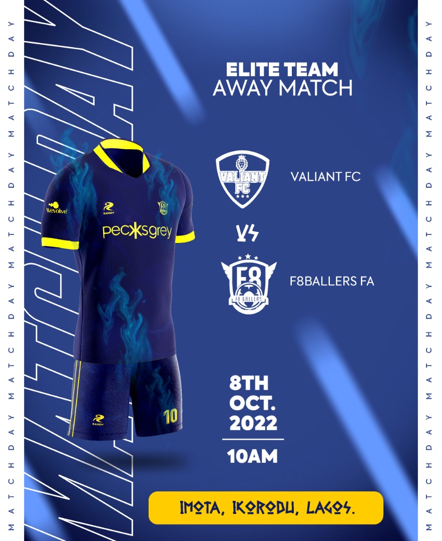f8ballersafrica's tweet photo. Champions all AWAY!!! 🏟️
⚽ #EliteTeam vs @ValiantFC_ng in #Ikorodu.
⚽#PrimeTeam & #PremiumTeam vs #rtd_academy in #Gbagada
⚽ #PreciousTeam & #Precious vs @EdufootsportsA in #Ajah
#football #soccer #footballacademy #footballplayers #WeAreChampions
WE ARE CHAMPIONS 🏆⚽💛 https://t.co/vPntAkqoGJ