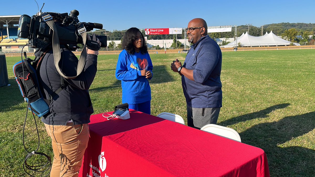 The day before the #mdheartwalk @ycommodore of @JHUNursing discusses why it’s so important monitor you blood pressure at home and know your numbers with @marcclarke of @FOXBaltimore