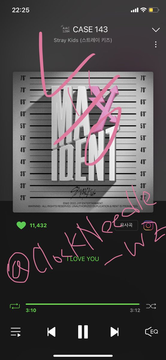 ClockNeedle_WZ's tweet photo. 멜론 10시

#StrayKids   #스트레이키즈   
#MAXIDENT  
#CASE143  
#CASE143_BurningTime https://t.co/fi5L2rdsqs