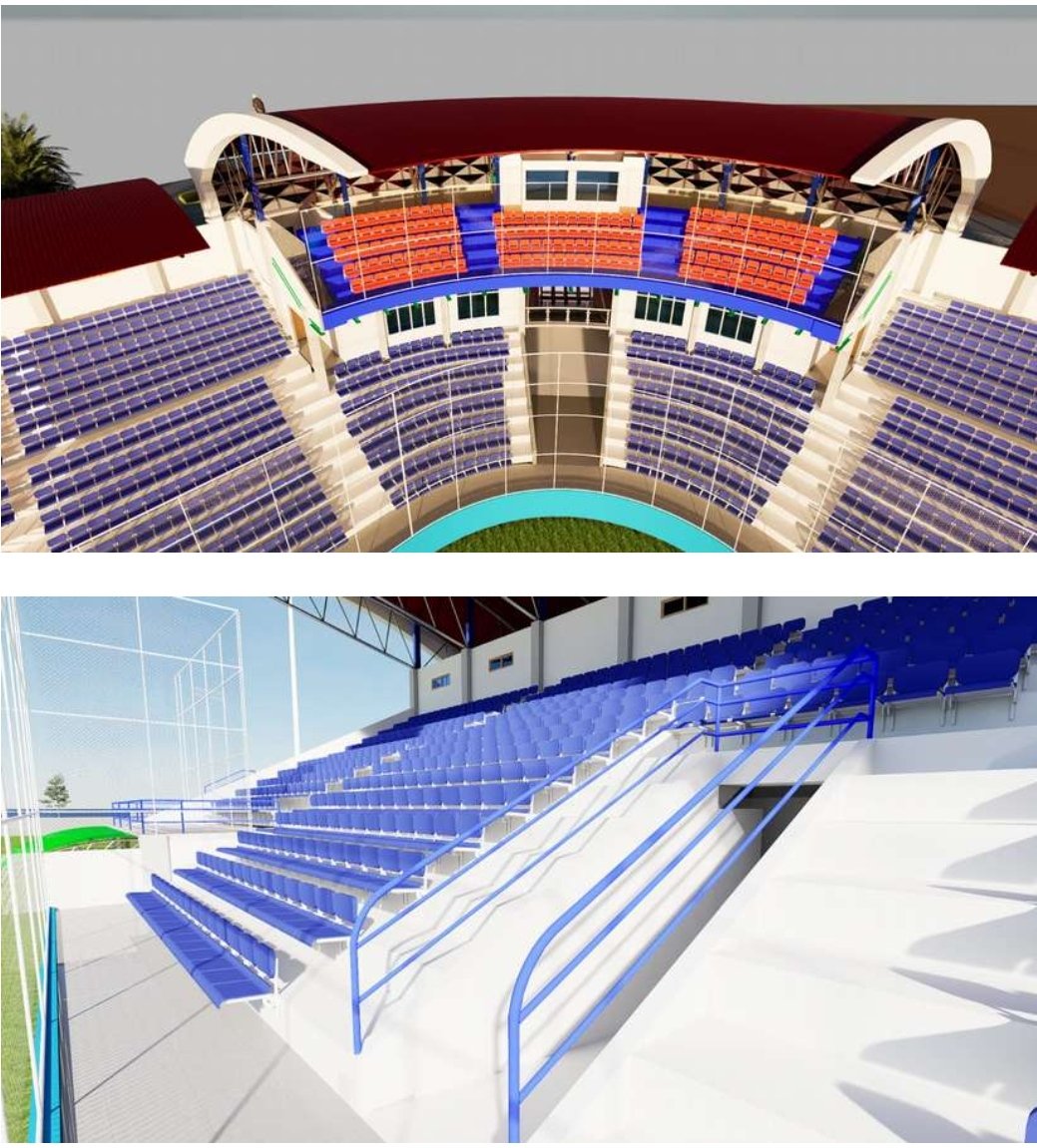 #EnVictoria 

Este es el diseño del Estadio de Béisbol en Acoyapa, Chontales.
#2022PuebloVictorioso 
#Nicaragua