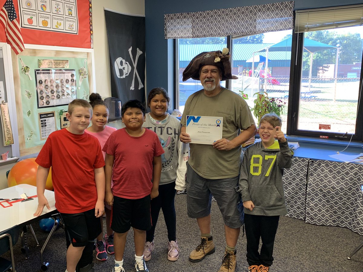 Congratulations to our September Pirates of the Month! Mr. Evan and Mr. Jim were voted on by their colleagues, and we are so proud of them! <a href="/CHESPirates/">Corinth-Holders Elementary School</a>
