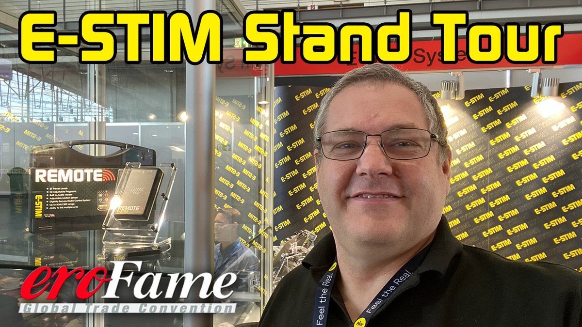 estimsystems's tweet photo. Missed Erofame 2022? Wayne from E-Stim Systems takes you on a quick tour of the E-Stim Systems stand at Erofame 2022
https://t.co/oI4KveOyTS
#estim #estimsystems #erofame #standtour https://t.co/qK9Vkx9QS5