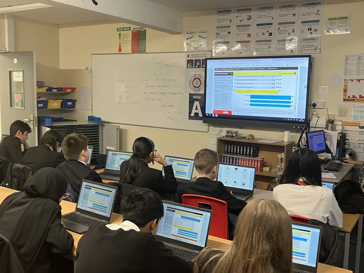 LadybridgeHigh's tweet photo. Year 8 learners have been connecting with historians and activists for #BlackHistoryMonth with live chats from @ImHistory_Team and learning about the figures that helped shape the modern-day UK https://t.co/mMdhi6EAh6