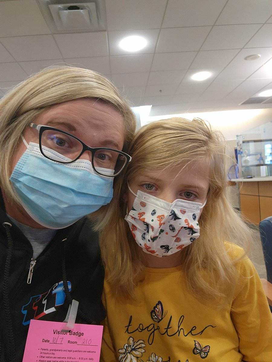 ckracer7235's tweet photo. Up and out of the house by the crack of dawn🥴 for a 3-4 hr neuro-psych testing for Ms Ava today 💗 gonna be a long day but she is thrilled she isn't getting poked today! #heartmomlife #CPmomlife #weare1in100 https://t.co/N9vydKgOL9