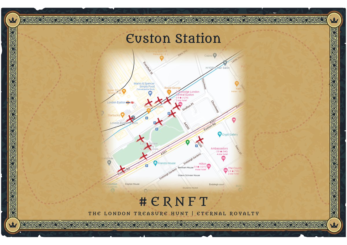 radekkhavel's tweet photo. Welcome to the portal into UK railway travel🚆

📍Location: Euston Station

Track, Snap  &amp; Tweet all that you've hunted; Tag #ERNFT for 1 ETH to be merited!🏆

#NFT #eth #minting #mintingsoon #passiveincome #nftgiveaways #ethgiveaways #nftcommunity #euston #LondonMarathon #London https://t.co/ORtVbjU8Cf