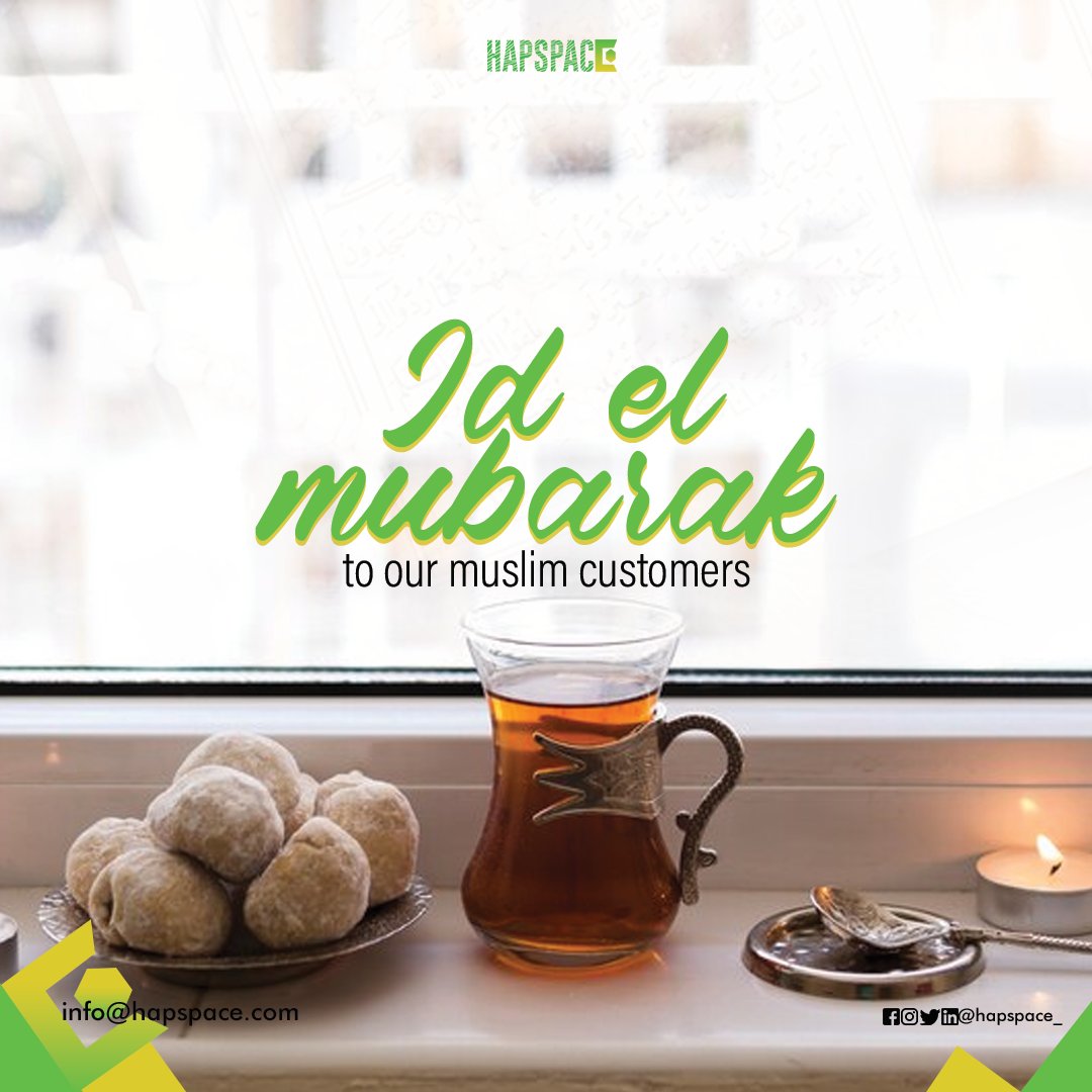 hapspace's tweet image. Happy Celebration to you our Muslim client celebrating today.
#webhaptic #idelmaulud