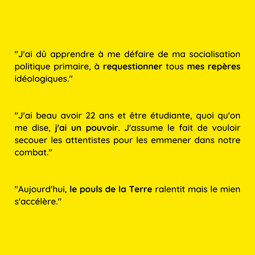 Basculons2's tweet photo. @Polytechnique @CentraleNantes @ActesSud @ExtinctionR @makesense @Les_shifters @theShiftPR0JECT @PartiEquinoxe @MarineCalmet @Conv_Citoyenne @wildlegalfrance @LenaLazare @lessoulevements @EcoleDuBreuil @Hugo_28vl @CliMates_intl @hc_climat 11/30 : Julie s'est engagée grâce à des rencontres, d'abord au sein des #marchespourleclimat. Désormais consultante en intelligence collective, elle poursuit son engagement #militant et œuvre notamment à l'émergence de récits écologiques (en)viables.
#basculons #GIEC #ecologie https://t.co/4nbE98jN1U