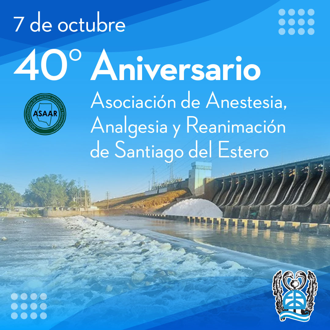 anestesiafaaaar's tweet photo. Saludamos a los y las profesionales que integran la Asociación Santiagueña en este nuevo aniversario.
¡Felicidades!
#TuSeguridadNuestroCompromiso #anestesiasegura #1paciente1anestesiólogo #compromisofaaaar #anestesiologo #anestesiologa #anestesiología #aniversario https://t.co/7xLUlDOwiI
