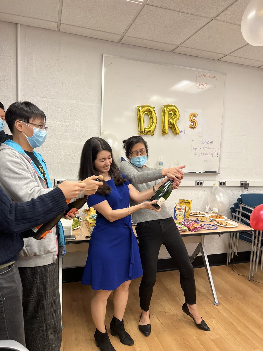 ColumbiaUEIL's tweet photo. A huge congratulations to our very own Dr. Niloufar Saharkhiz for successfully defending her PhD thesis: “Development and optimization of a clinical harmonic motion imaging system for breast tumor characterization and neoadjuvant chemotherapy response assessment”! 🎓 🎉 https://t.co/LxSlxy1KHt