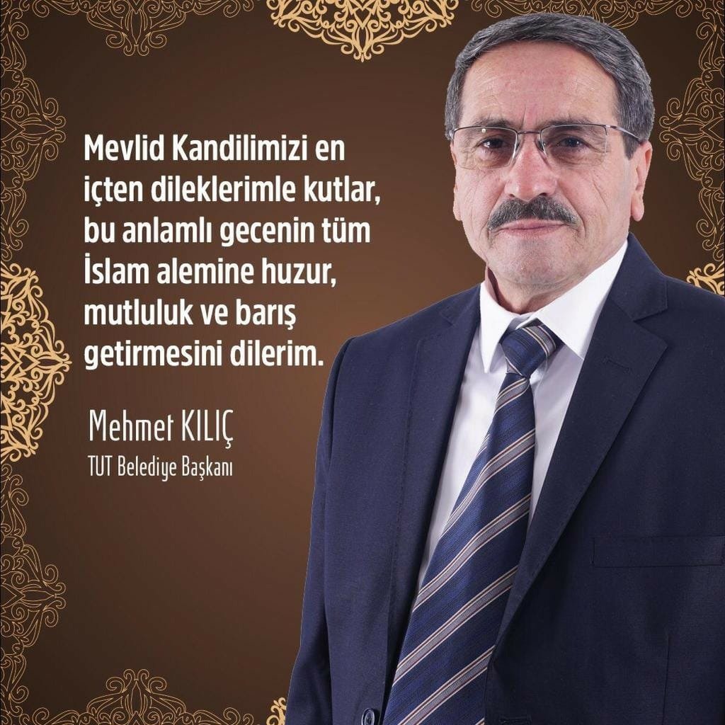 BASKAN KILIÇ'İN MEVLİT KANDİLİ MESAJI
Başkan Kılıç “Ülkemizin ve milletimizin her zamankinden daha çok birliğe, beraberliğe ve kardeşliğe ihtiyaç duyduğu bu günlerde Mevlid Kandil’inin tüm insanlığa barış, huzur ve hayırlar getirmesini diyorum” dedi

tut.bel.tr/haber/baskan-k…