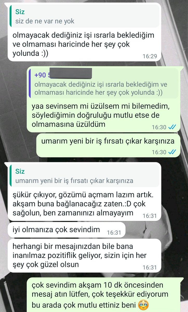 böyle mesajlar beni duygulandırıyo 🥹