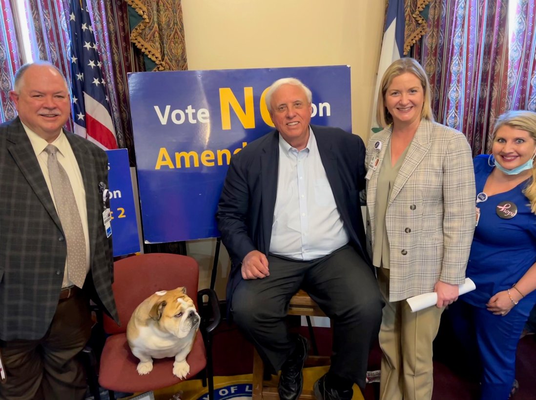 Logan Regional Medical Center was pleased to receive a visit from <a href="/WVGovernor/">Governor Patrick Morrisey</a> Jim Justice (and Babydog) yesterday who were in the area to educate the citizens on Amendment 2.