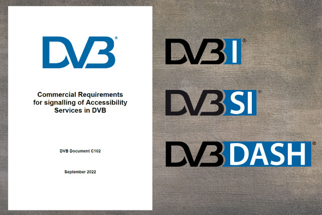 We have published a set of #CommercialRequirements for the extension and revision of some core #DVB specifications to support better signalling of #accessibility services. The work relates specifically to the @HbbTV_official Accessibility Framework. dvb.org/news/dvb-works…