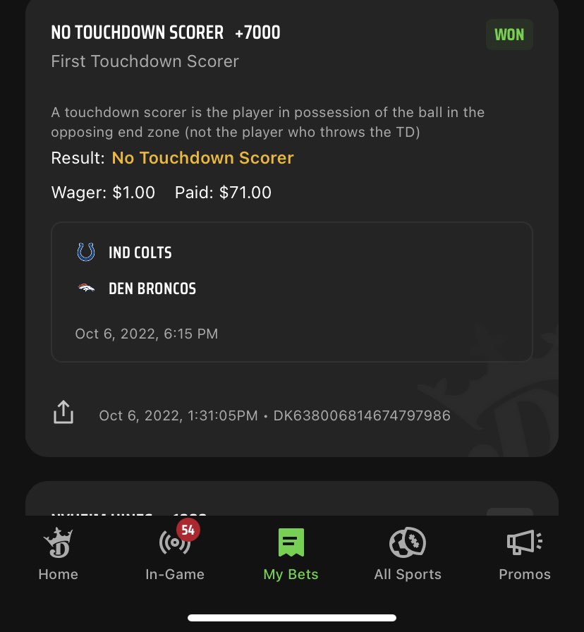 ConnorDWilliams's tweet photo. I won this bet, but I was also physically at the game. So that was fucking brutal https://t.co/uQWZZroiQL