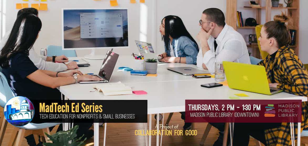 nonprofit_tech's tweet photo. 📆 MadTech Ed Series - More than Marketing with Mailchimp (Today) - https://t.co/egdOD32ivM https://t.co/4VamWPH9bE