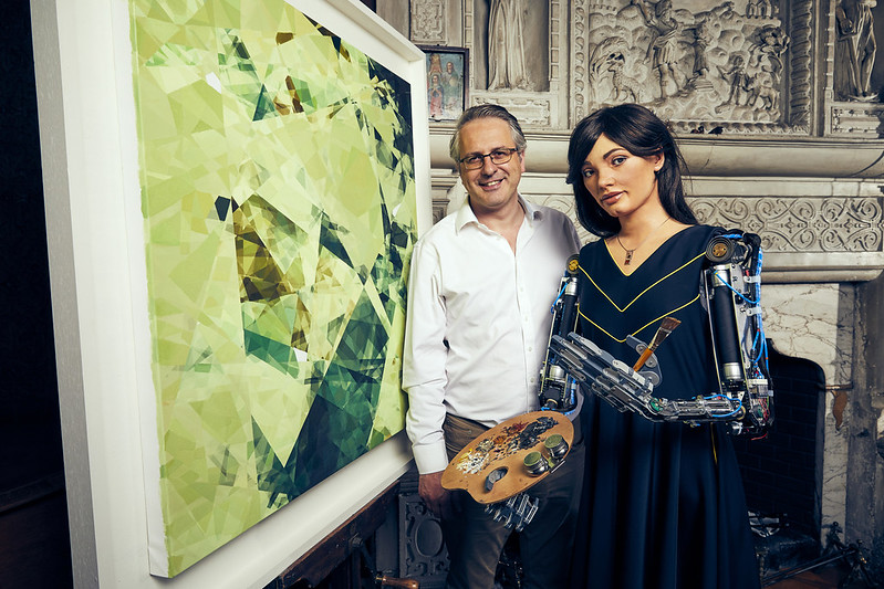LordsCommsCom's tweet photo. 📢On Tuesday we will hear from Ai-Da the robot artist in a House of Lords first.

🎨💻Our inquiry is looking at how new technologies will affect the creative industries: disruption or opportunity?

Find out more here: https://t.co/TI0zvlEJGv
📷: Ars Electronica https://t.co/mldFdyhkle