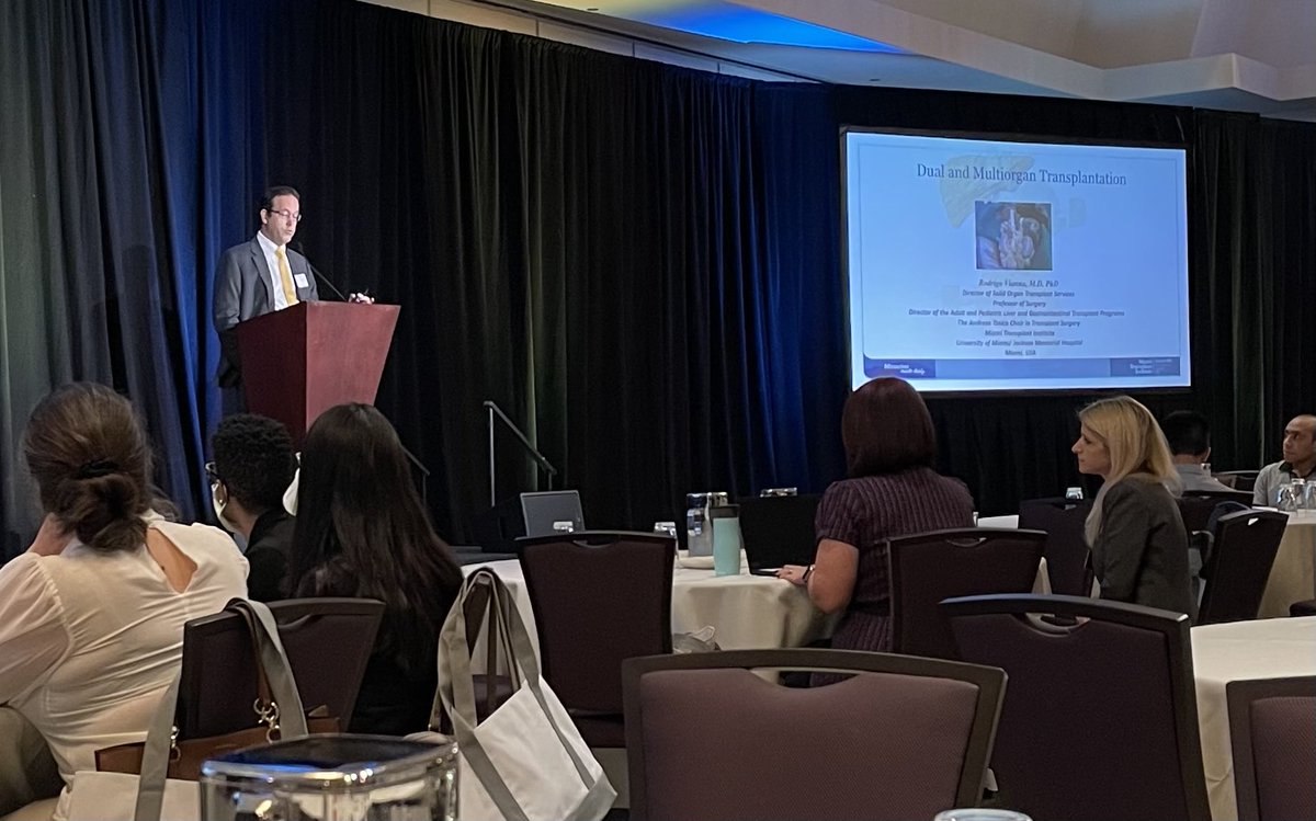 Hgibsonoli's tweet photo. Excited to attend and Support the Miami Transplant Institute Symposium 2022!  #MTI #CareDx #Transplanttwitter https://t.co/0rAVxt9CvL