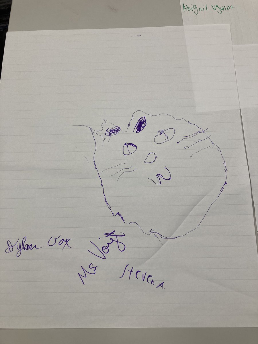 msvoigtreads's tweet photo. Today, we worked on collaboration in our class community. I tied string around markers & asked the students of Multimedia to work together to draw my cat while holding the strings. The results are spectacular. (The cat in question pictured as well.) #SASCompass #SMSLearn https://t.co/r27dRp3ymH