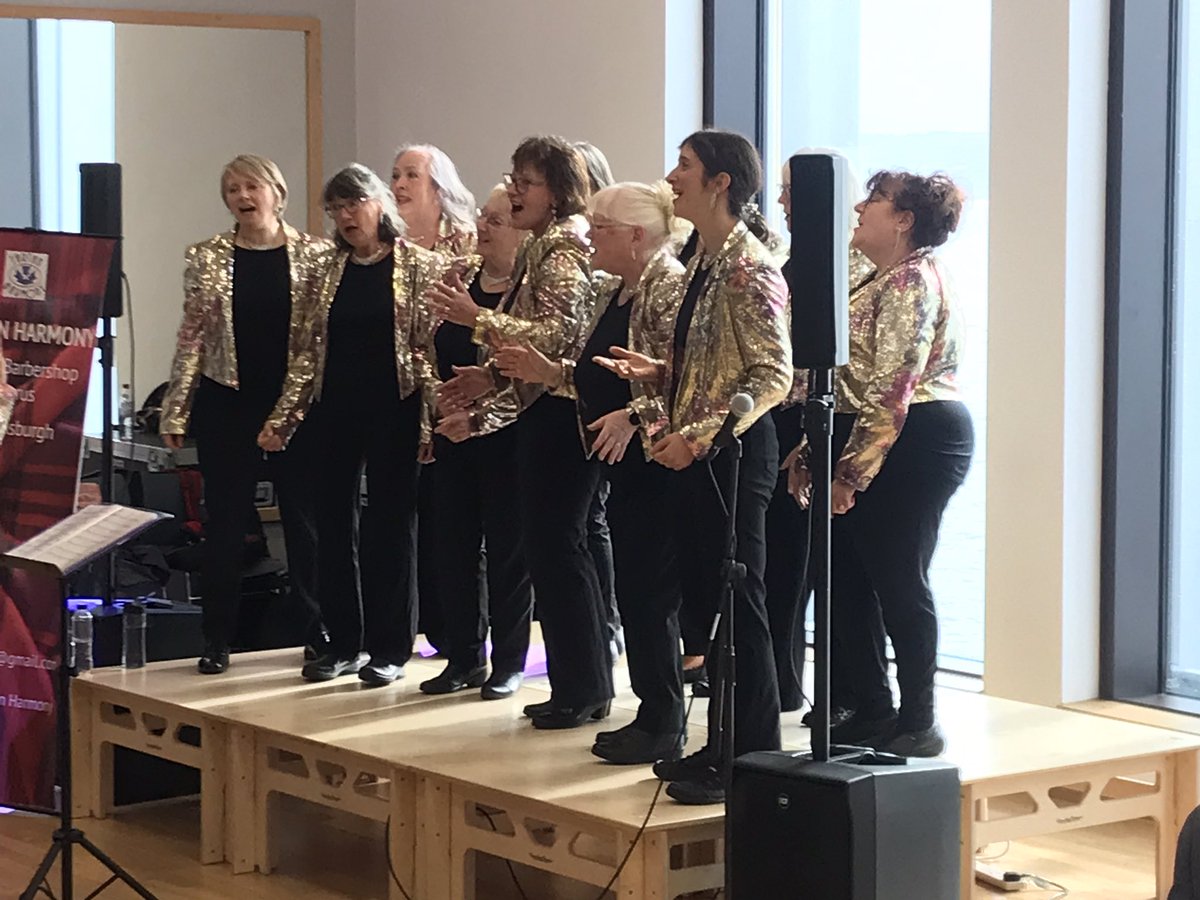 Helensburgh Leisure Centre Opening serenaded by Tartan Harmony. A fabulous facility on the banks of the Clyde. Well done to <a href="/argyllandbute/">Argyll and Bute Council</a> team <a href="/HeronBros/">Heron Bros</a> and <a href="/LiveArgyll/">Live Argyll</a> for getting us to this point. #abplace2b