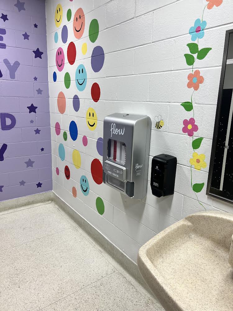 andpesci's tweet photo. Each year, I challenge students 2 create a legacy. Senior Class Pres Emma Apap response: beautify a bathroom &amp; secure a $1000 grant from The Pad Project. Her goal: girls should never be made 2 feel uncomfortable &amp; always have access to feminine products @fhspatriots #PatriotPride https://t.co/olSwjWO73Z