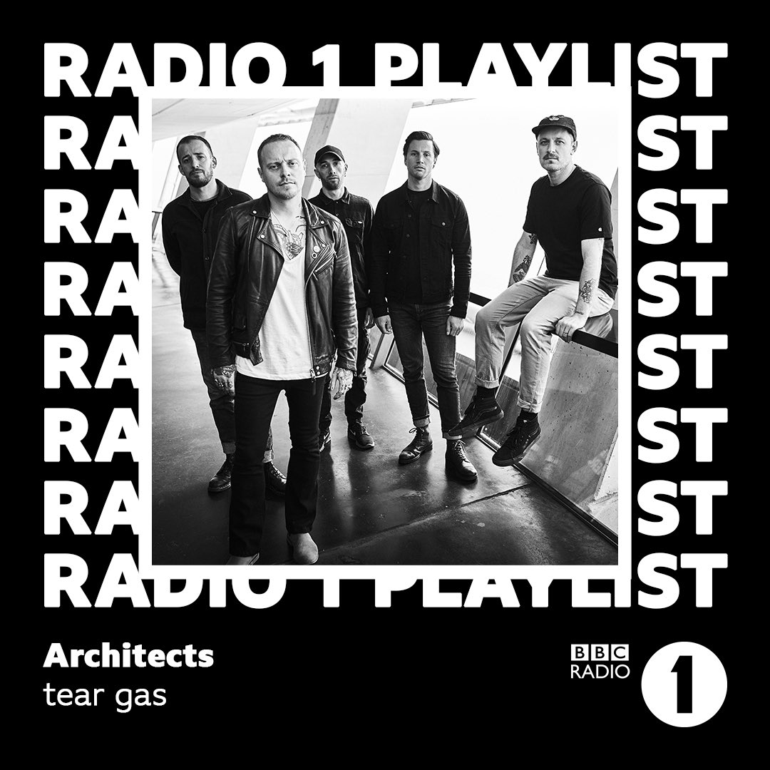 TheNoiseCartel's tweet image. Massive congrats to @Architectsuk 👏🏻 ‘tear gas’ has been added to the @BBCR1 playlist! 🔥