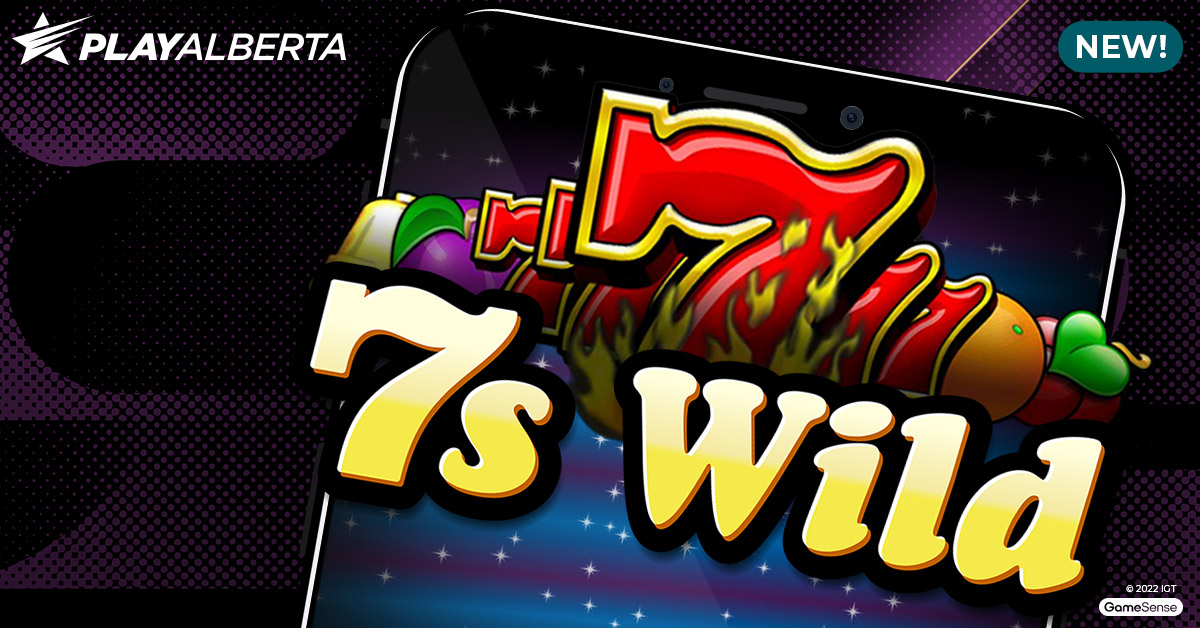 Spin your way to seventh heaven with the retro stylings of 7s Wild. Play today at bit.ly/3Rl11Rp. Remember, if you gamble, use your GameSense.