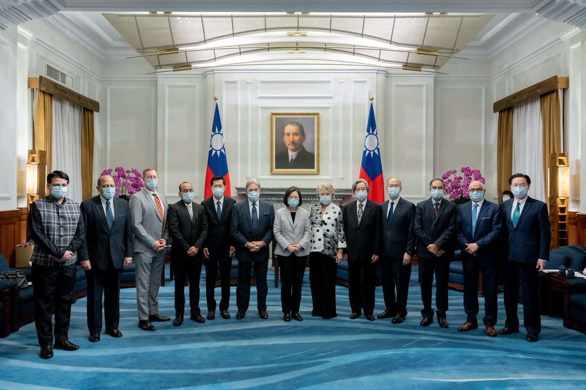 SujeetKOfficial's tweet photo. Honoured &amp; delighted to call upon the Hon'ble President of Taiwan H.E. @iingwen in Taipei.

I conveyed my warm wishes to Madam President for the Taiwan National Day &amp; extended full support to deepen the Taiwan-Indian bilateral partnership.
@yushanforum https://t.co/uRQlW6j1gk