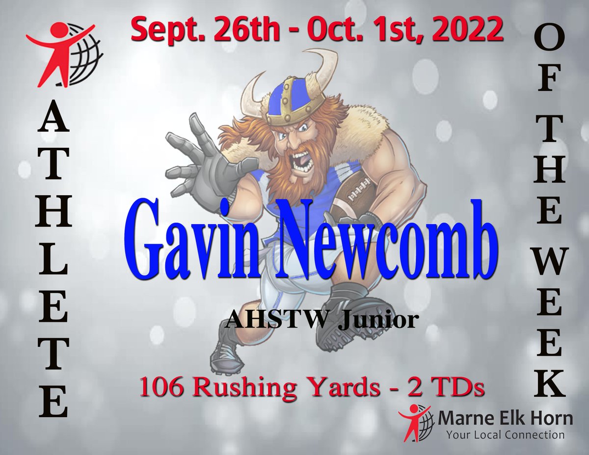 Marne Elk Horn (@marneelkhorn_) on Twitter photo Wtv Athletes of the Week: AHSTW's Riley Knop, Grace Porter, Delaney Goshorn, Halle Goodman, Cole Scheffler, Jacob Coon, Gavin Newcomb, Luke Sternberg, & Camden Soukup! <a href="/Viketivities/">Viking Activities</a> <a href="/AHSTWXC/">AHSTW Cross Country</a> <a href="/ladyvikesvball/">AHSTW Volleyball</a> Wtv Athletes of the Week: AHSTW's Riley Knop, Grace Porter, Delaney Goshorn, Halle Goodman, Cole Scheffler, Jacob Coon, Gavin Newcomb, Luke Sternberg, & Camden Soukup! <a href="/Viketivities/">Viking Activities</a> <a href="/AHSTWXC/">AHSTW Cross Country</a> <a href="/ladyvikesvball/">AHSTW Volleyball</a>