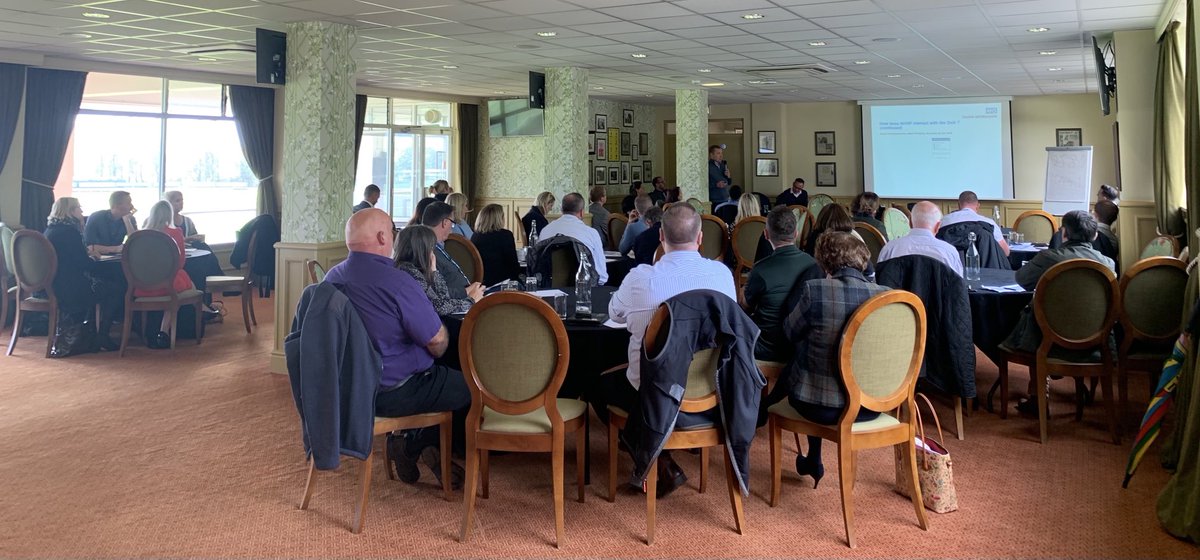 EmaOj's tweet photo. We’re gonna need a bigger boat! Standing room only at the breakout session exploring how NHS Pathways and the UEC DoS can be productively used to support Alternatives to Admission ⁦@NHSEngland⁩ ⁦@NHSNW⁩ #nwuecwinter https://t.co/MttOrEVnka