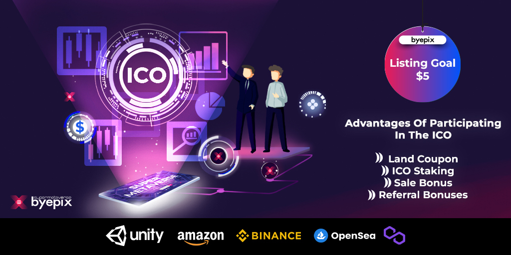 Last days to make 33X profit with 0,18$ price and %5 purchase bonus. Our listing price is $5. Don't miss <a href="/byepixofficial/">byepix</a> ICO sale to become a millionaire in 2022! 
 #Byepix #Metaverse #NFT #Play2Earn #NewEraOnMetaverse #Airdrop #ICO 
to buy EPIX: ico.byepix.com