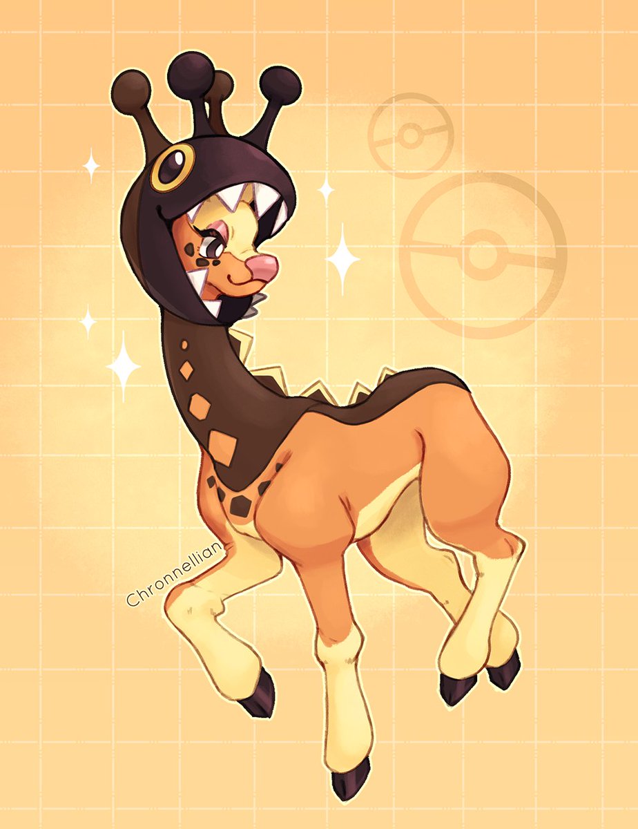 chronnellian's tweet image. 🧡Farigiraf fanart🧡
THANKYOU POKEMON I LOVE HER , totally going to have her in my team