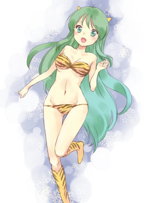 うちのラムちゃん、数年前に描いたこれしかないな新デザインでまた描こう 